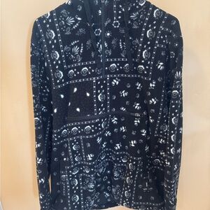 RSQ Black and White Patterned Jacket